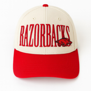 Rep the Hogs in style with this Razorbacks Classic Two-Tone Hat featuring bold embroidery and the Arkansas Razorbacks logo. Perfect for game days or everyday wear.
